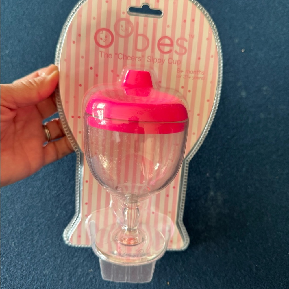 OOBLES “The cheers sippy cup!” 🩷 make cup training FUN!! See pic 4 details :